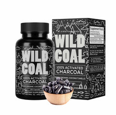 Bottle of Wild Foods Activated Charcoal Capsules