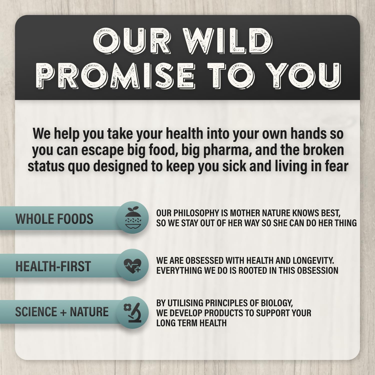 Wild Foods beef protein keto-paleo friendly graphic targets low-carb dieters.