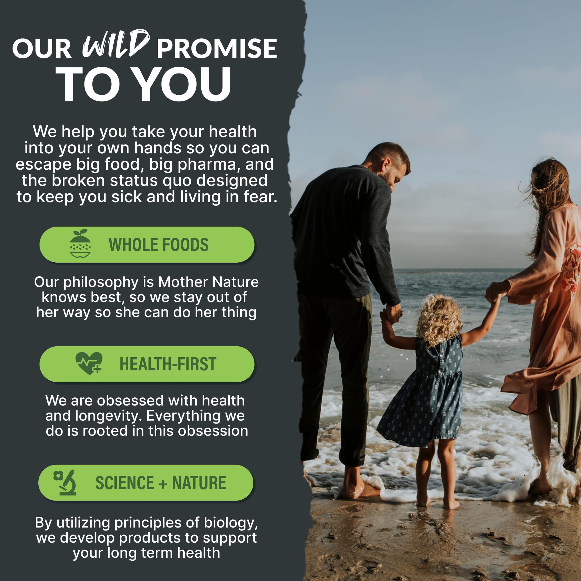 Certification and quality promise for Wild Foods Creatine + Electrolytes