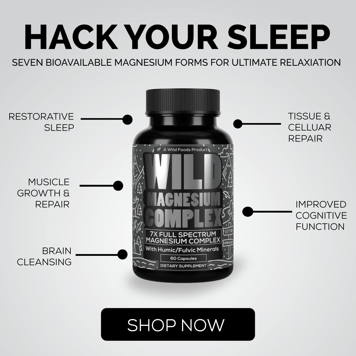 Product highlights for sleep support and stress relief