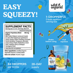 Herbal blend featuring milk thistle and dandelion for liver support