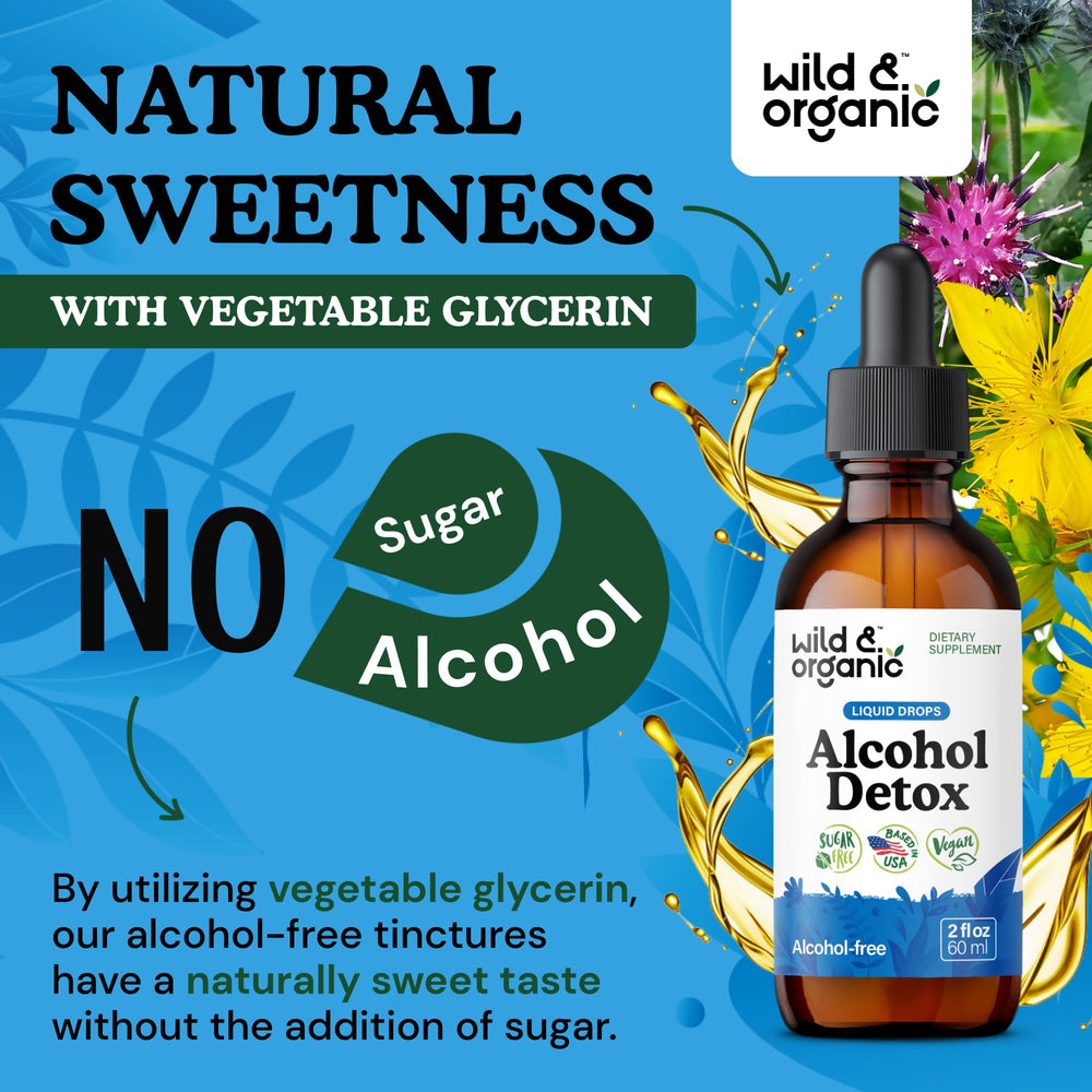 Glycerin-based, alcohol-free tincture in dropper bottle