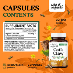 Immune support and vegan, non-GMO labeling