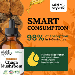 Pouring chaga tincture into a glass