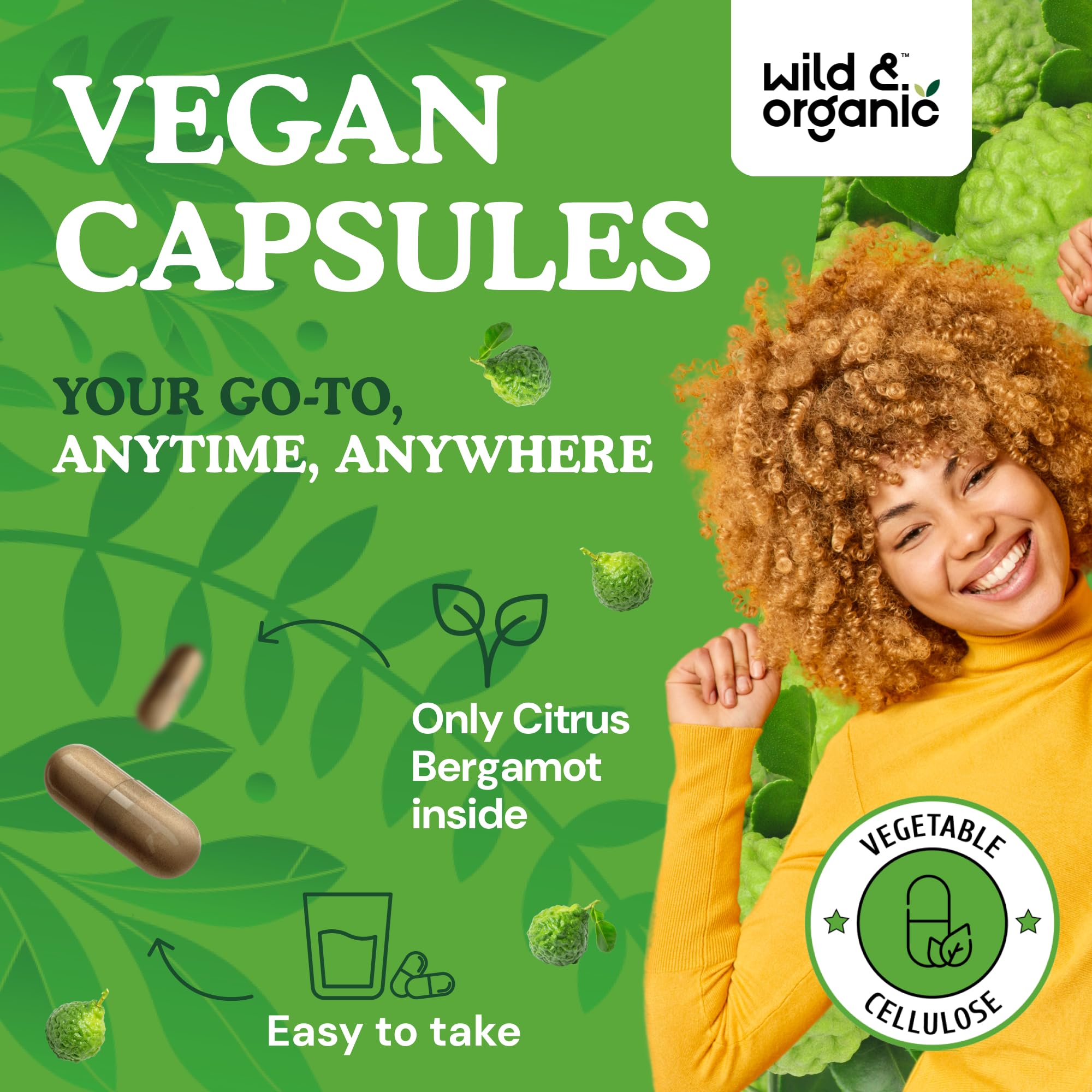 180-count bottle of Citrus Bergamot capsules