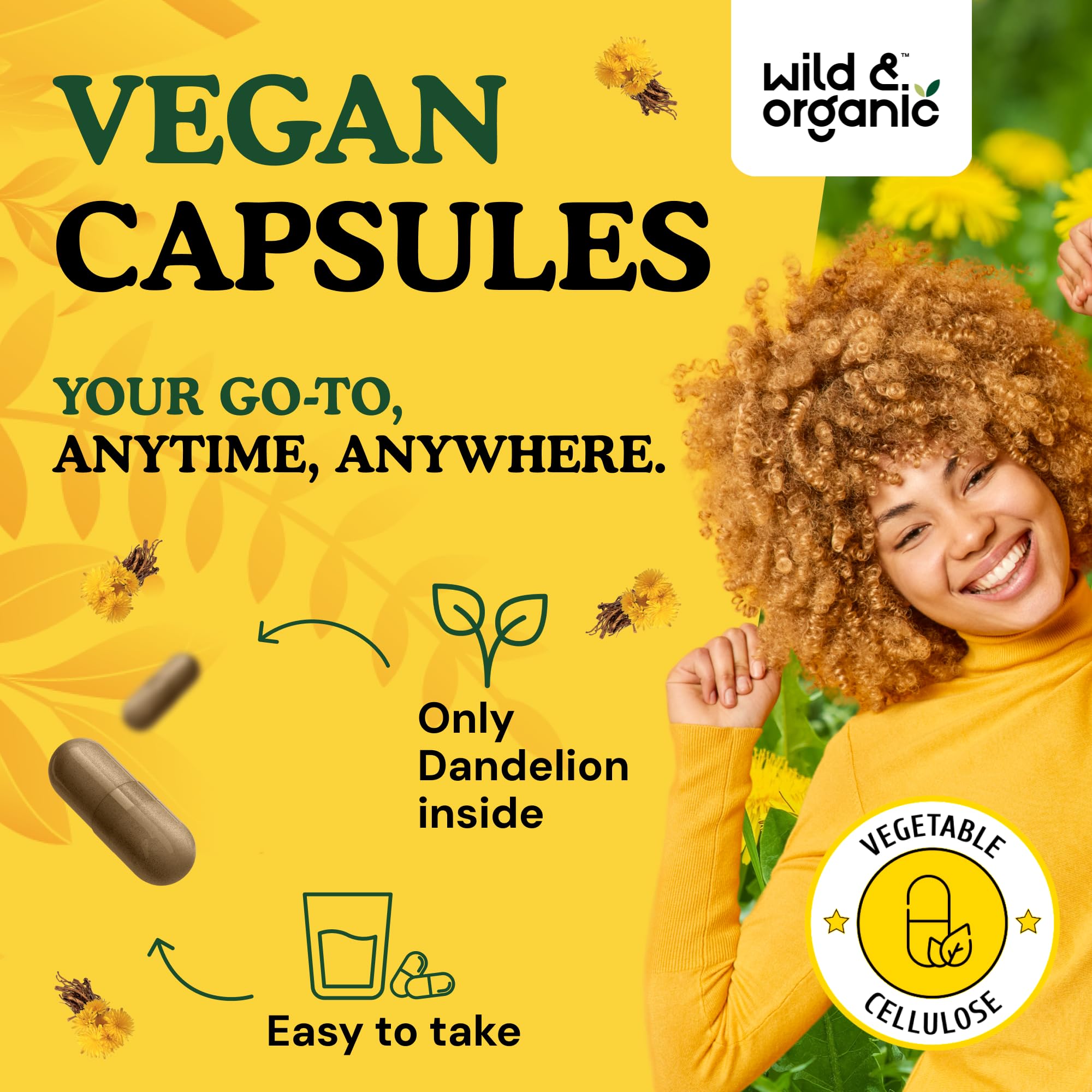 Plant-based capsule with vegetable cellulose coating