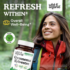 Bottle and label of 600 mg gymnema sylvestre capsules