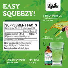 Vegan, alcohol-free formula label