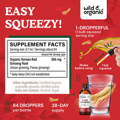 Dropper dispensing ginseng tincture