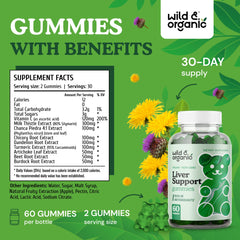 Milk thistle ingredient close-up for Wild & Organic Liver Support Gummies