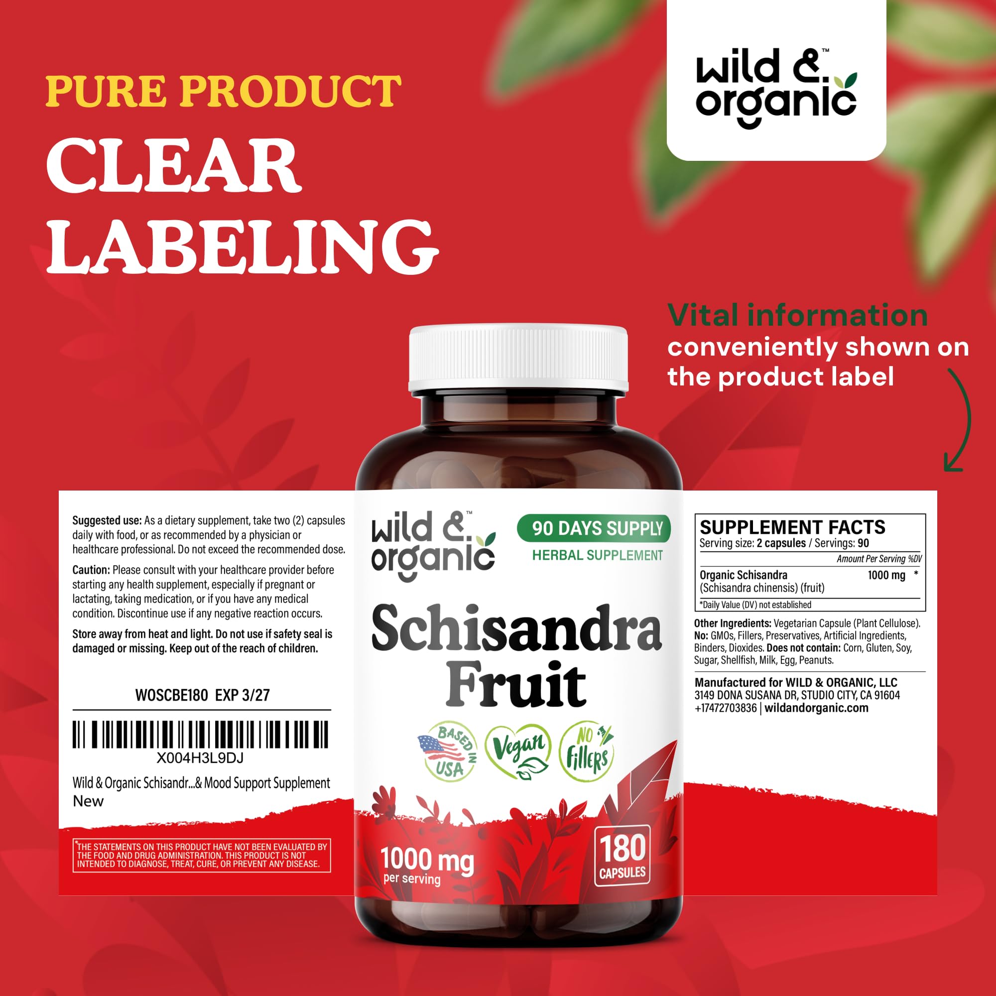 Mood support and relaxation with schisandra