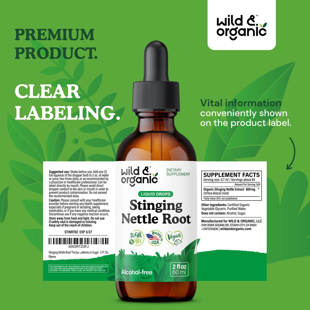 Product shot highlighting urinary tract support claim