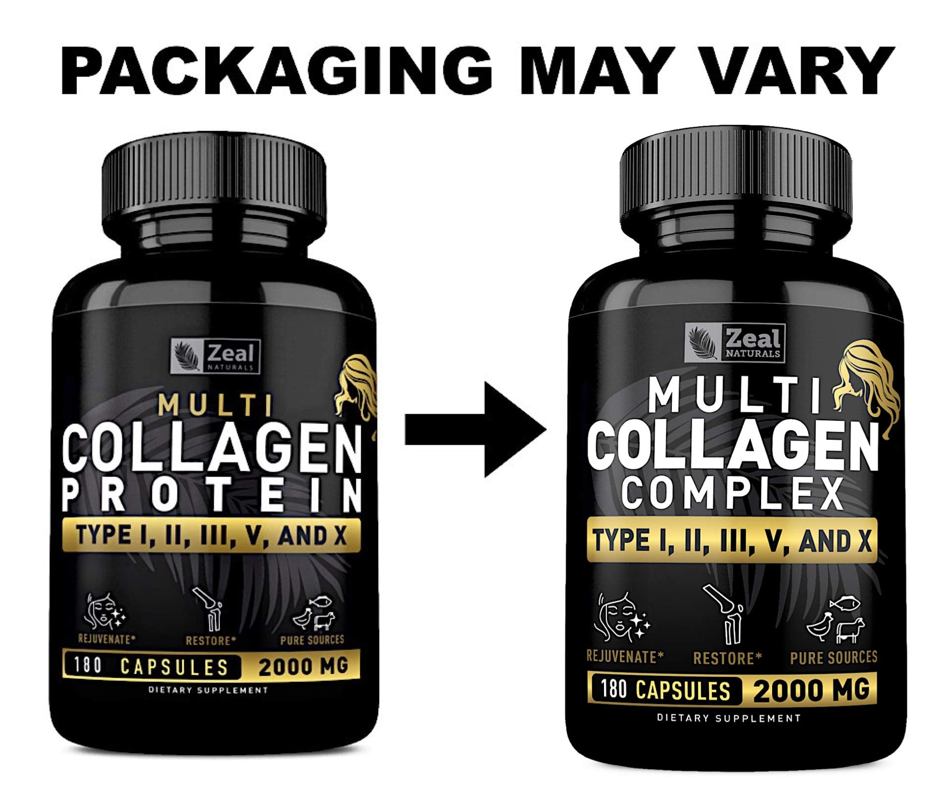 Wild-caught deep sea fish collagen illustration