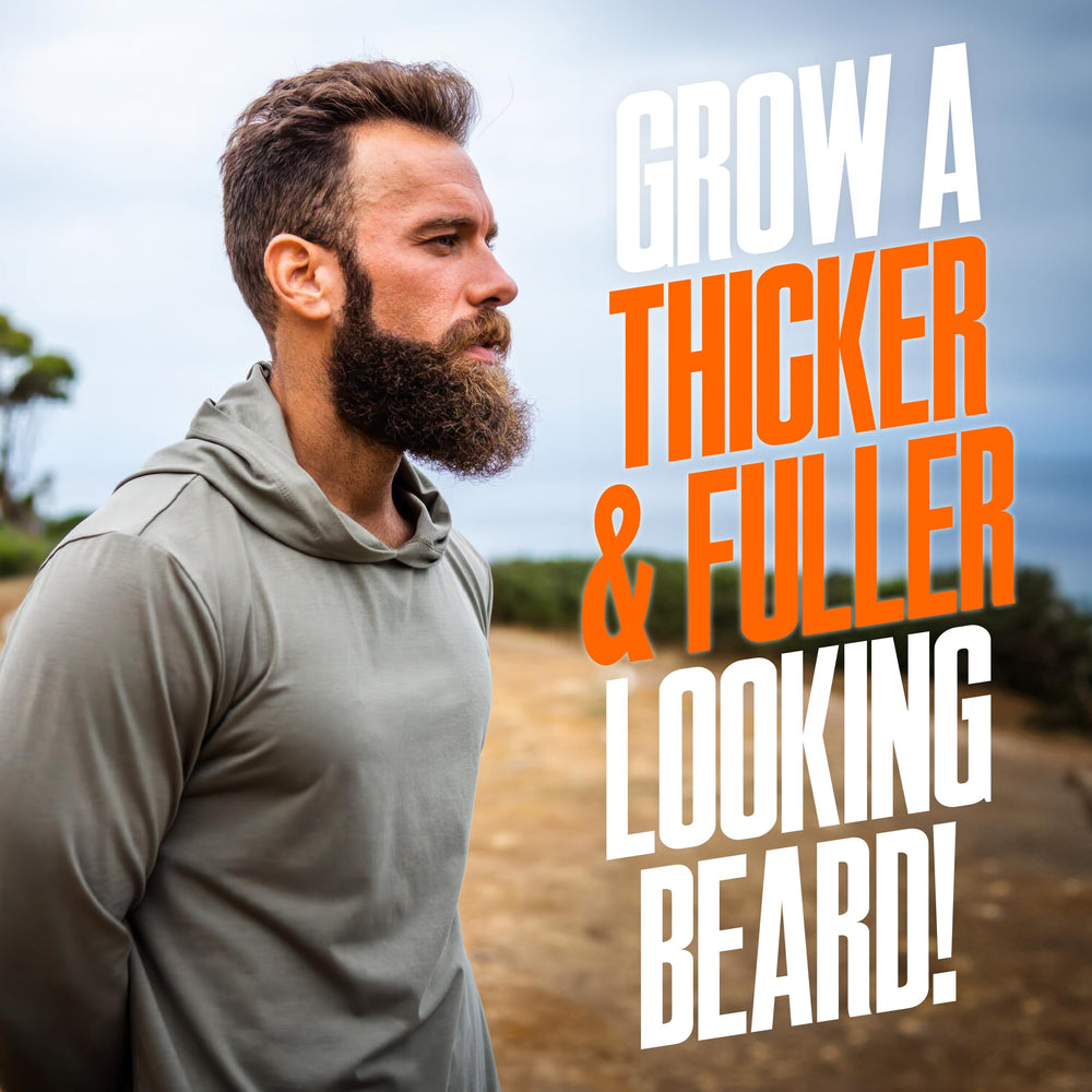 Biotin and caffeine ingredients for beard growth