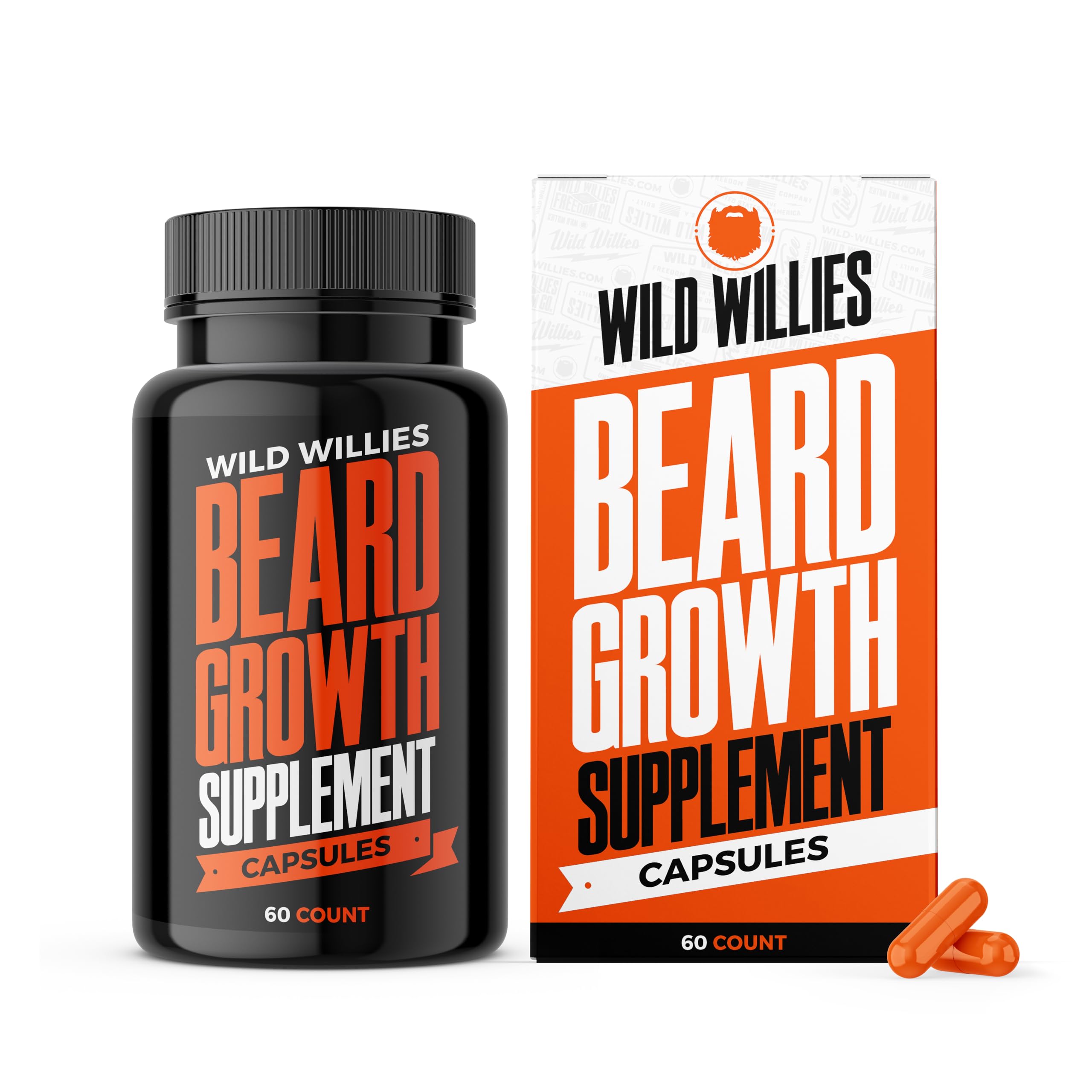 Wild Willies front bottle showing product packaging and clear branding benefits