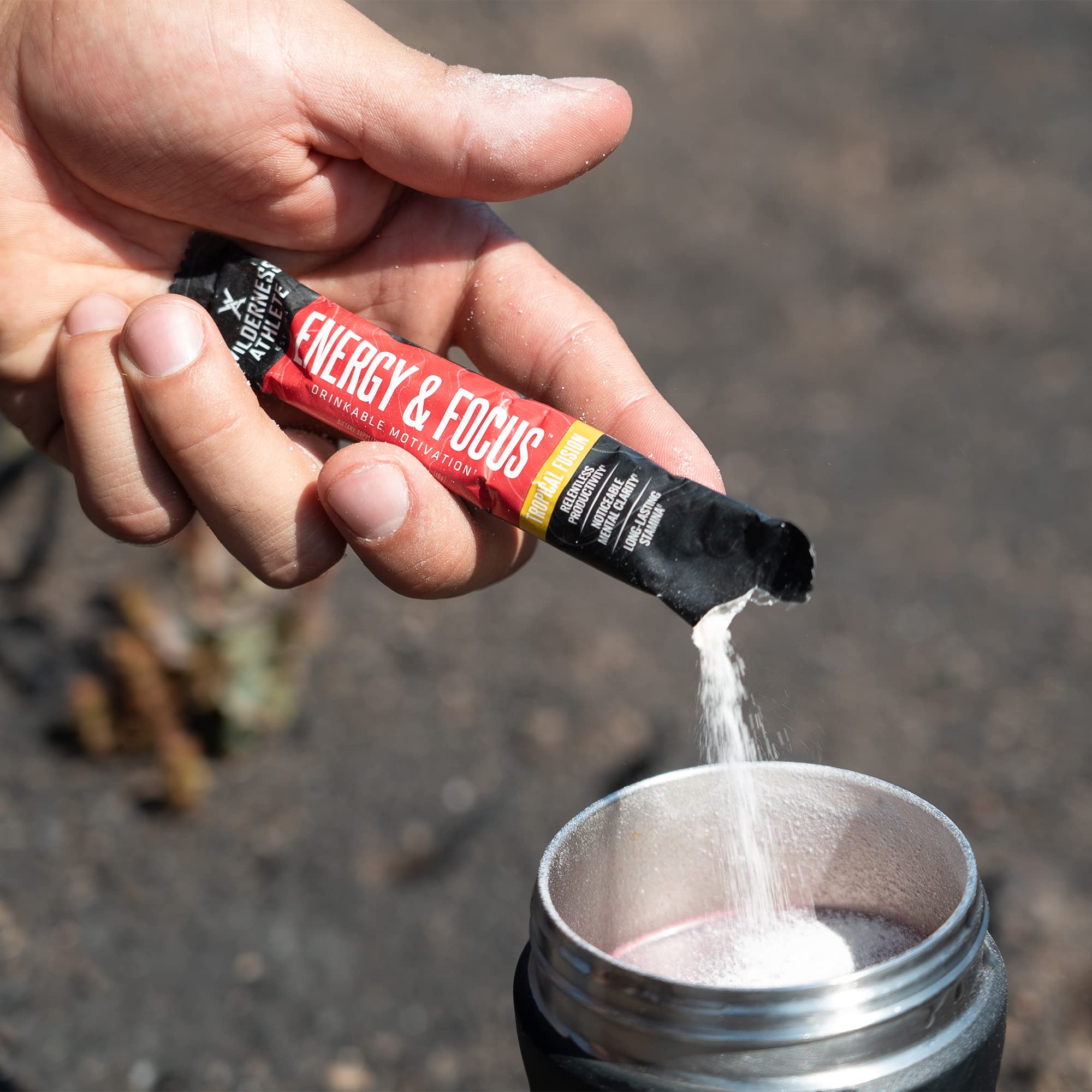 Wilderness Athlete natural caffeine from green coffee bean visual highlights clean alertness
