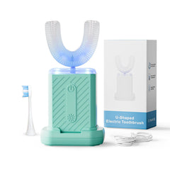WILDWELLO U-Shaped Electric Toothbrush with curved head