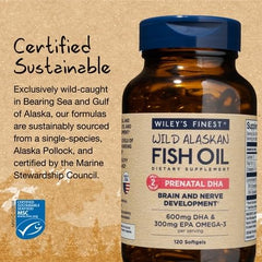Close-up of fish oil softgels