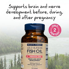 MSC-certified wild Alaskan Pollock fish oil label