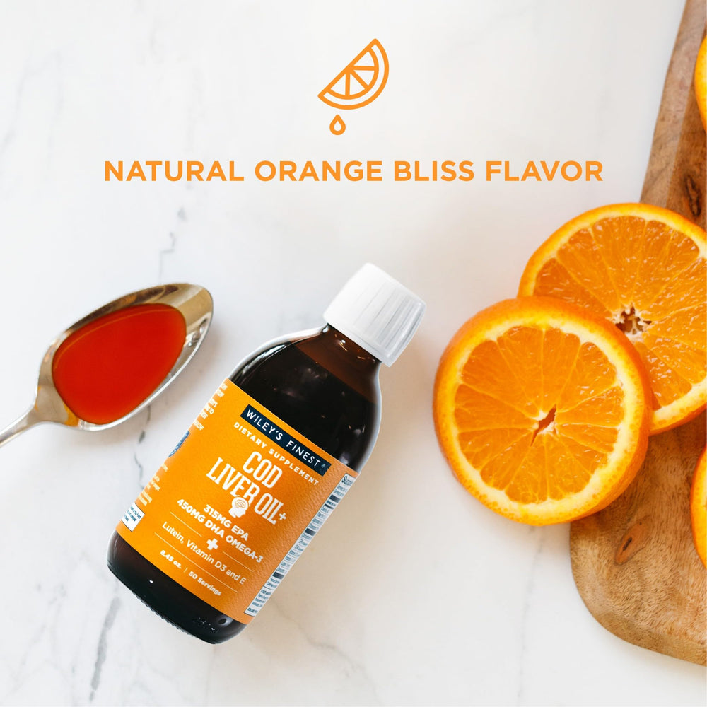 Vitamin D3, Vitamin E and lutein icons on bottle