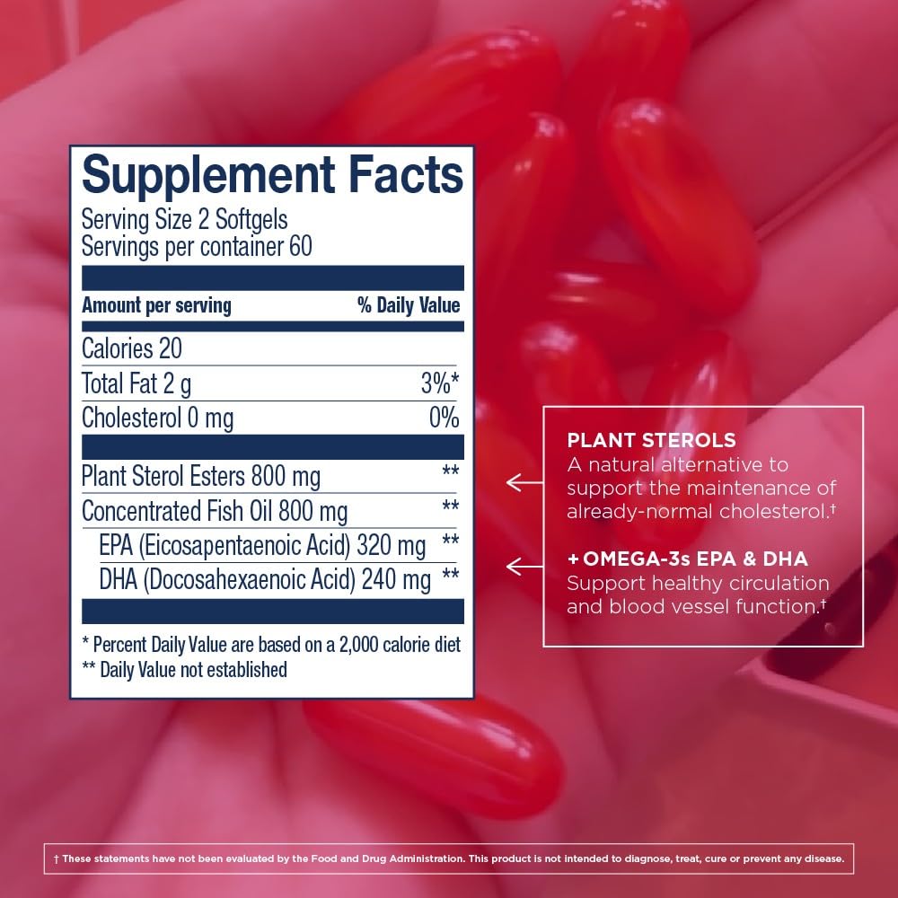Close-up of omega-3 softgel showing 350mg EPA and 180mg DHA