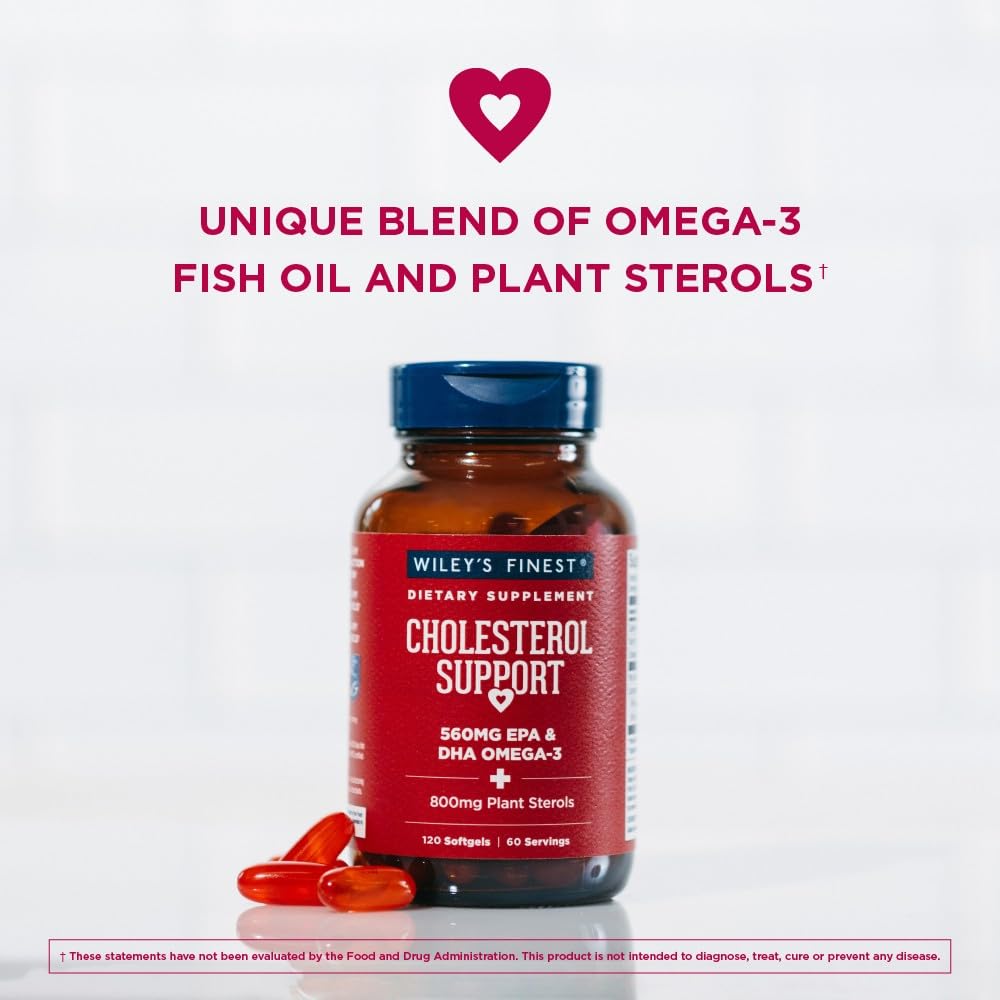 Plant sterols used in Wiley's Finest formula