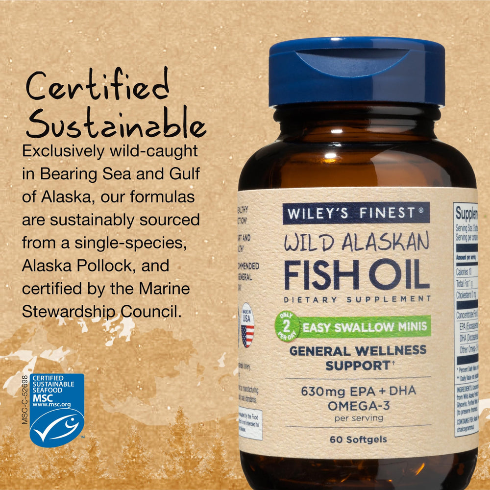 Sustainably sourced Wild Alaskan Pollock oil from US waters