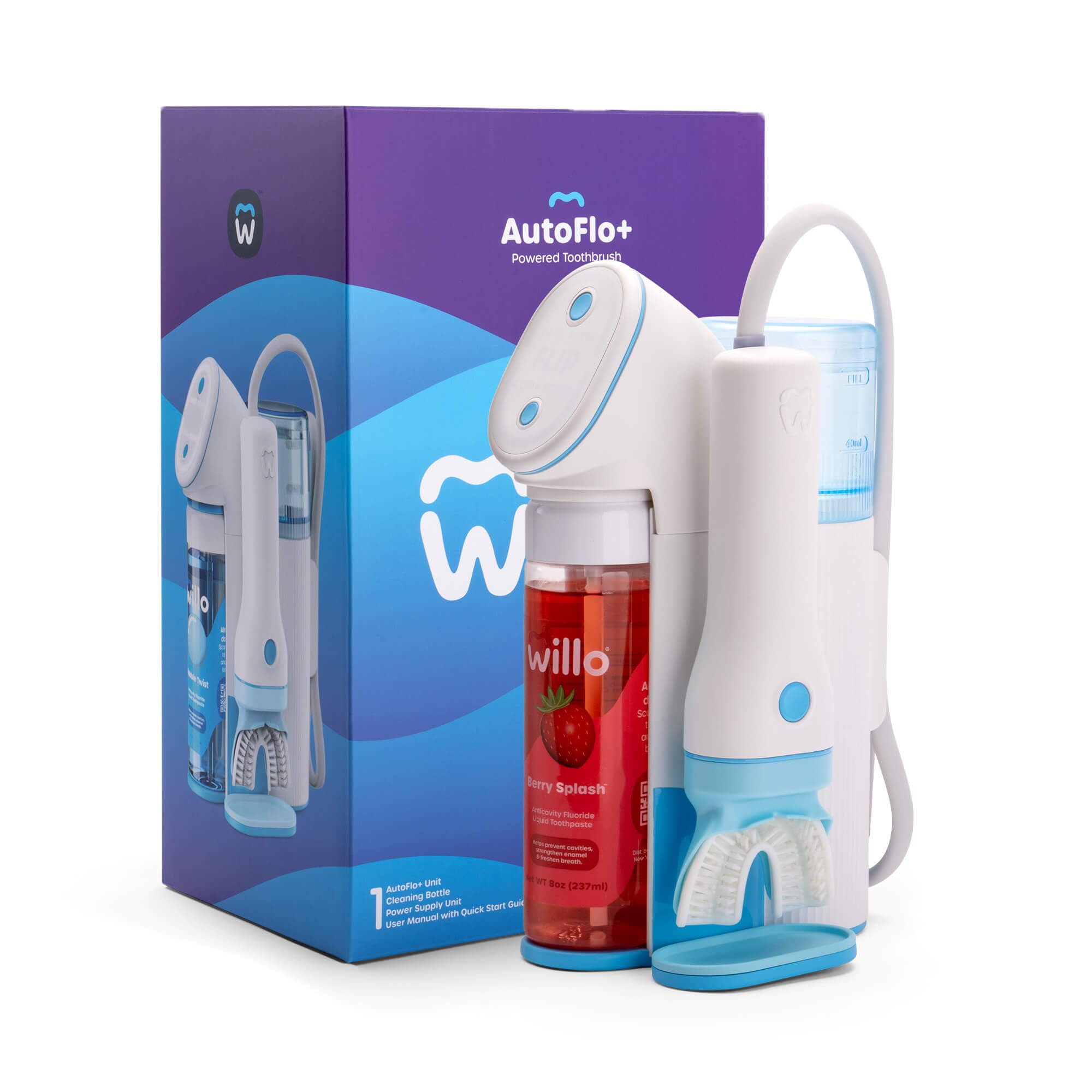 Willo Berry Splash kids toothbrush – front view