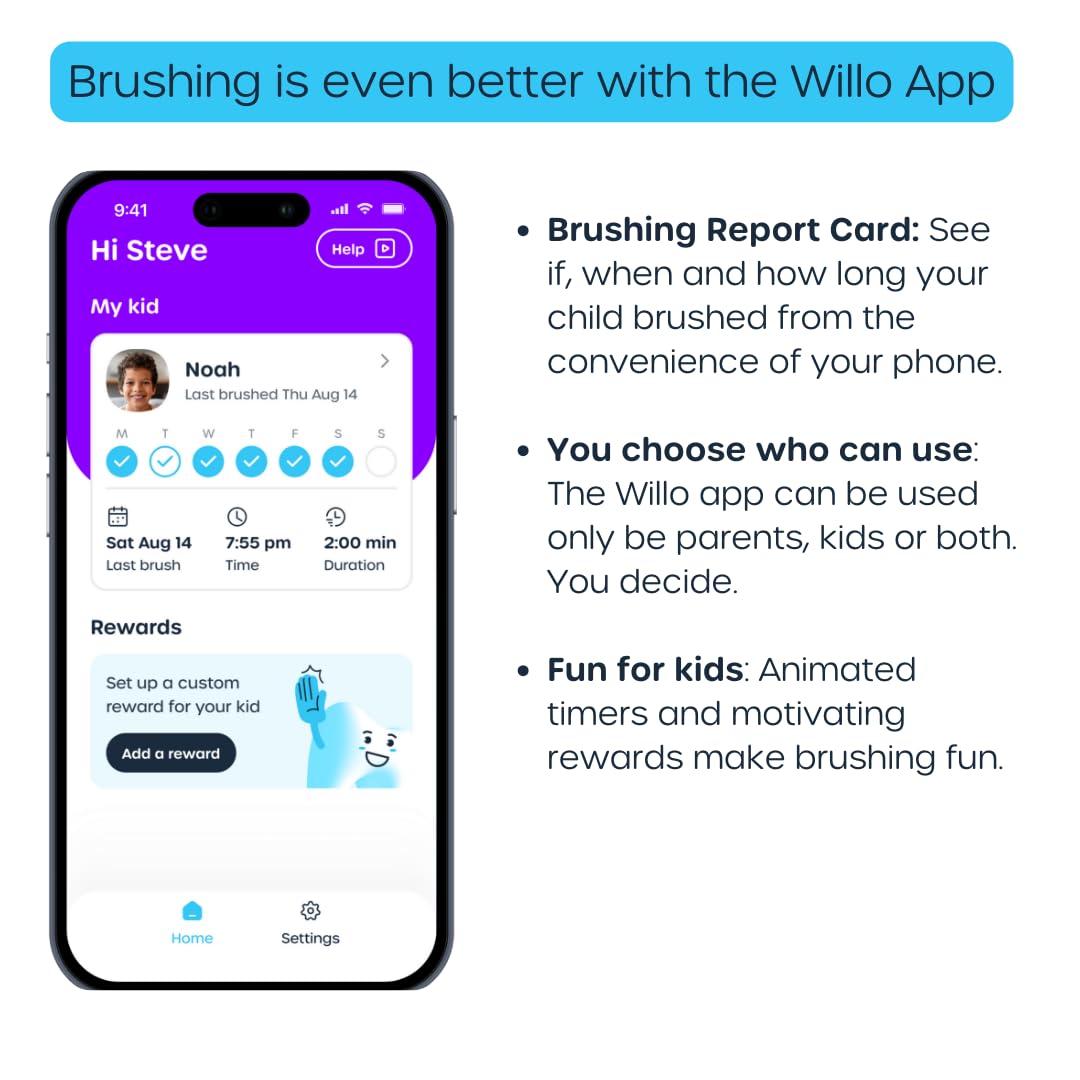 Toothpaste dispensing and rinsing with Willo