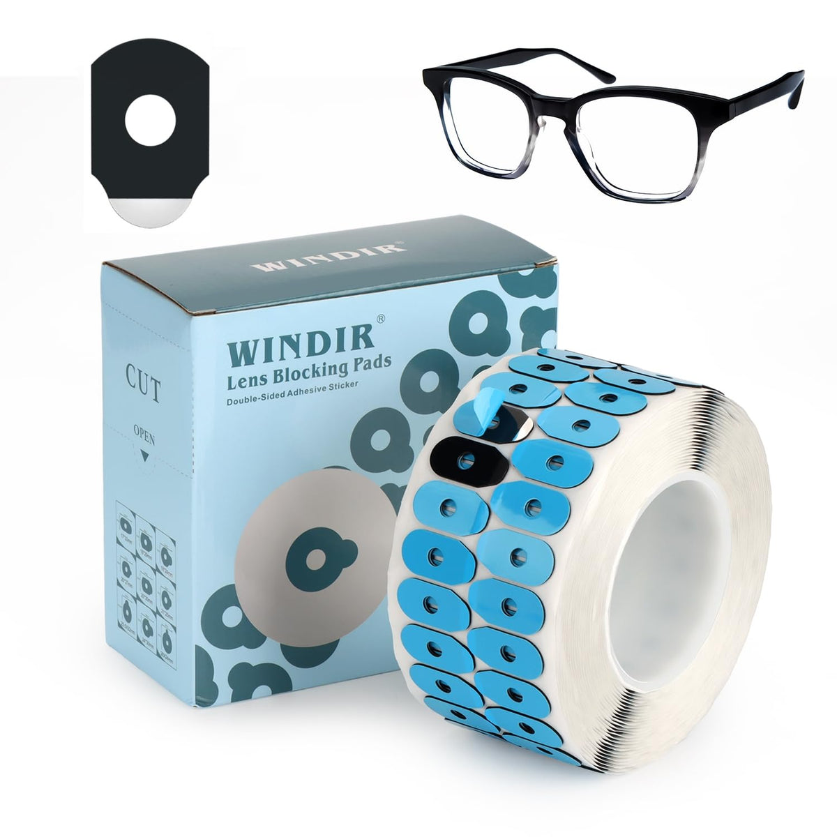 WINDIR lens edging blocking pads roll