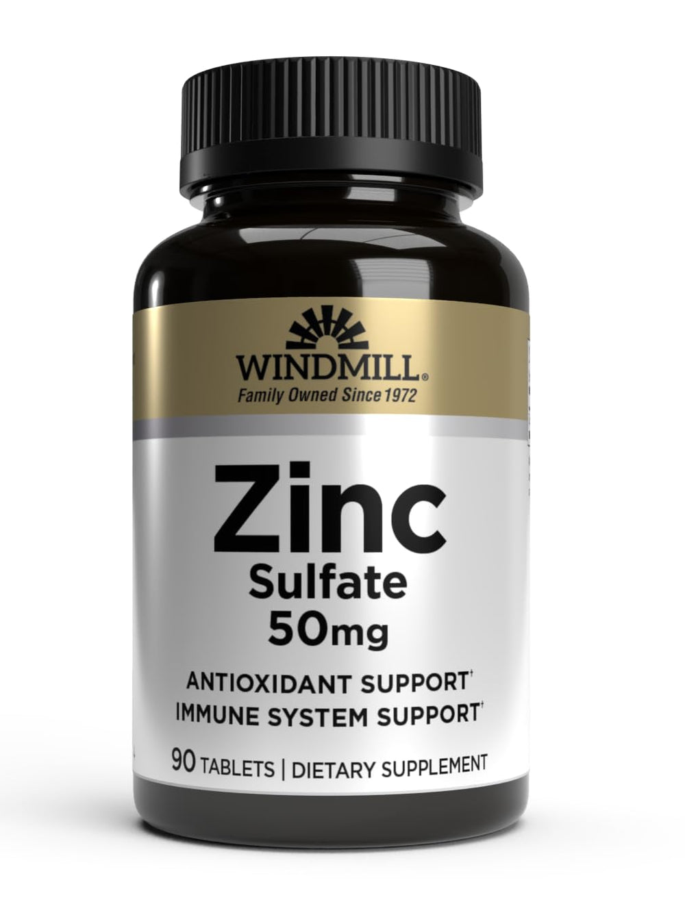Windmill Zinc Sulfate Tablets bottle 90 count (main image)