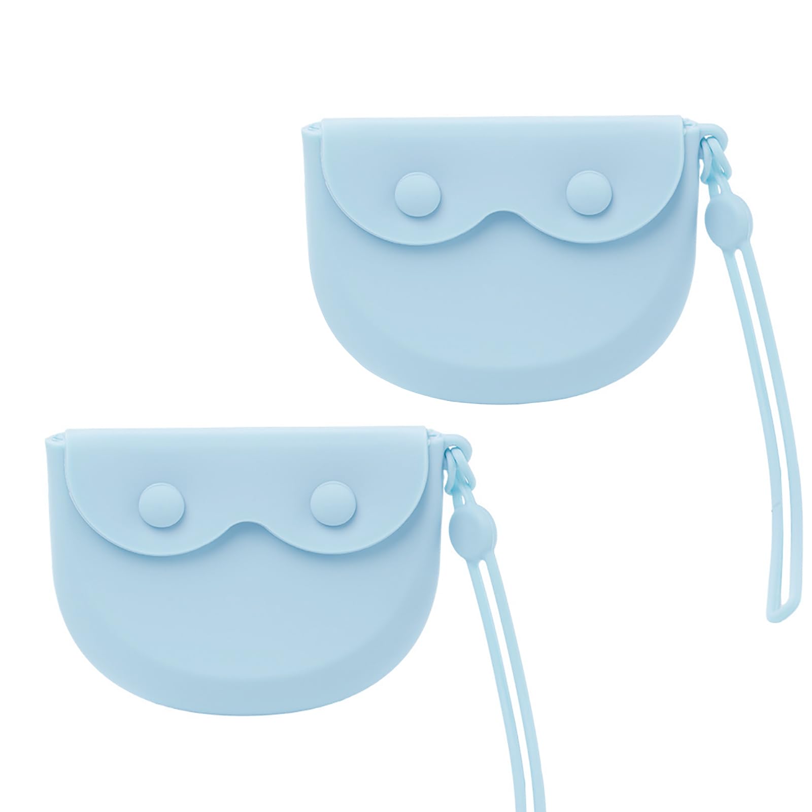 WINDSIUUU silicone retainer case in blue with vent holes and hanging hole