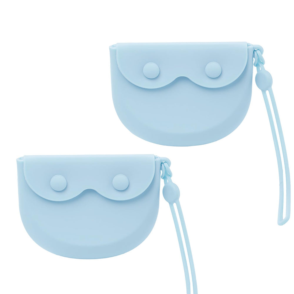 WINDSIUUU silicone retainer case in blue with vent holes and hanging hole