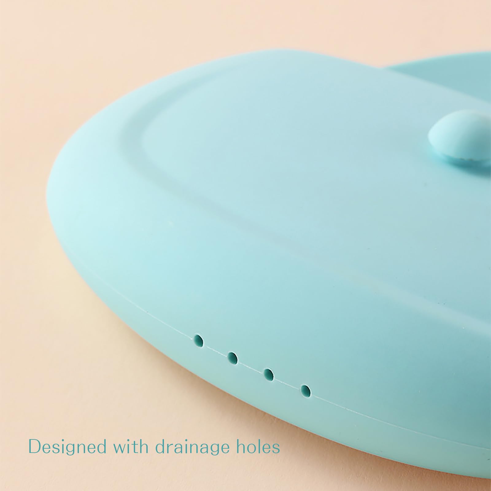 Close-up of food-grade silicone material used in the case