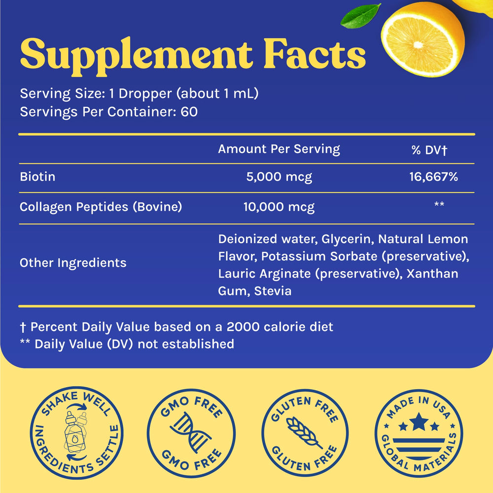 Close-up of Windsor Botanicals Liquid Collagen bottle