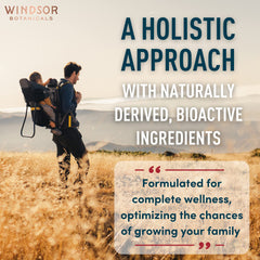 Capsules featuring Maca and Ashwagandha for fertility support