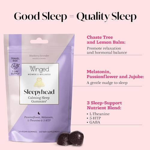 Gummy supplement featuring melatonin, L-Theanine and 5-HTP ingredients