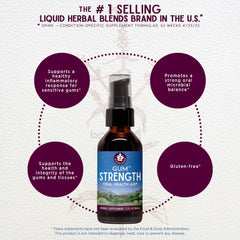 Applying Gum Strength to toothbrush or gum area