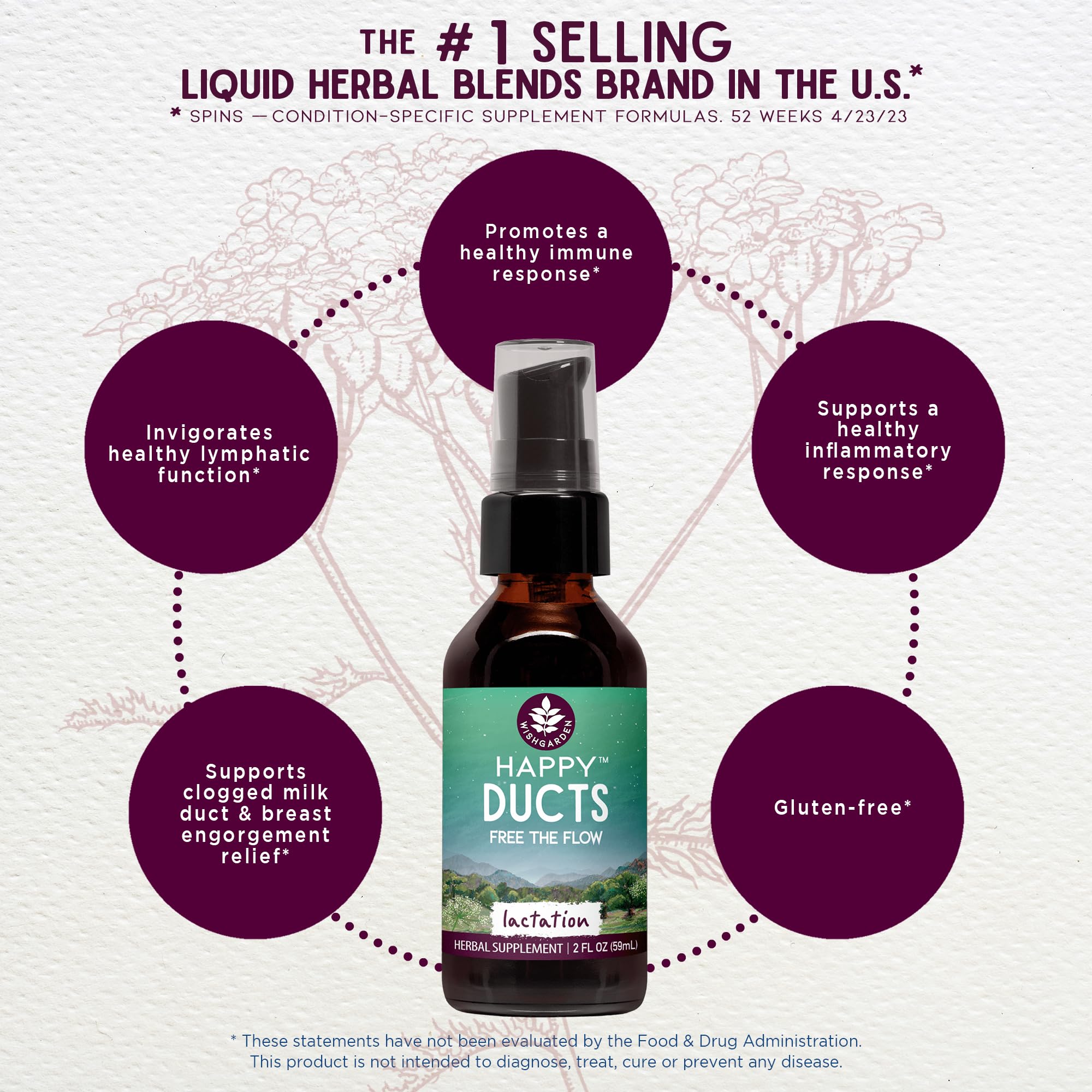 Close-up of organic, non-GMO ingredients used in Happy Ducts