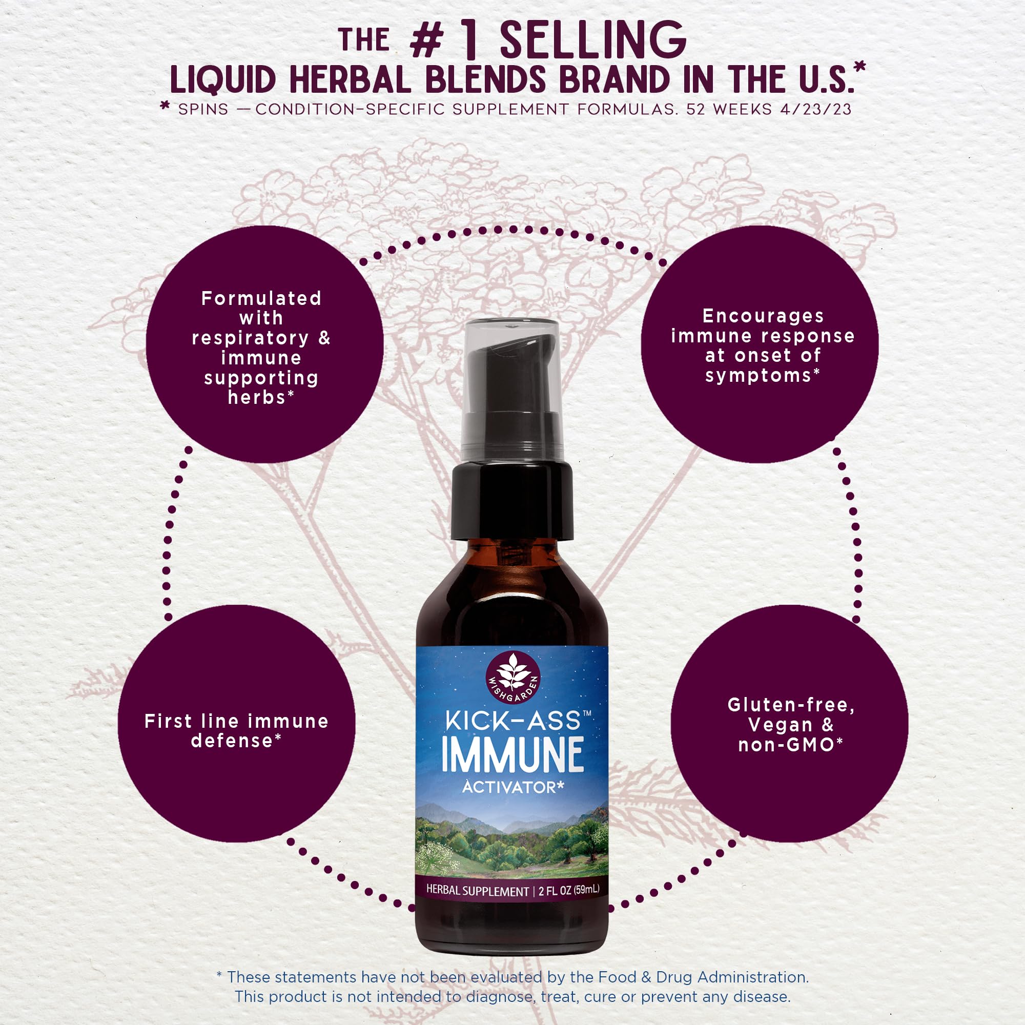 Dropper dispensing liquid immune tincture into glass