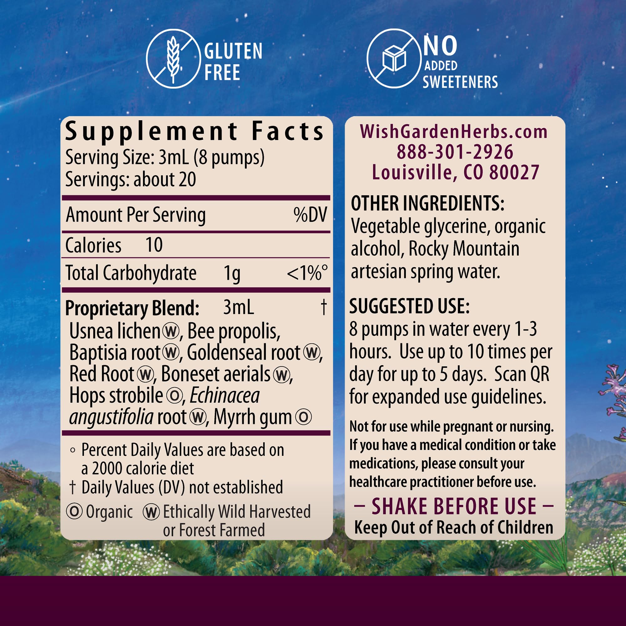 Close-up of Kick-Ass Biotic Immune Hero label
