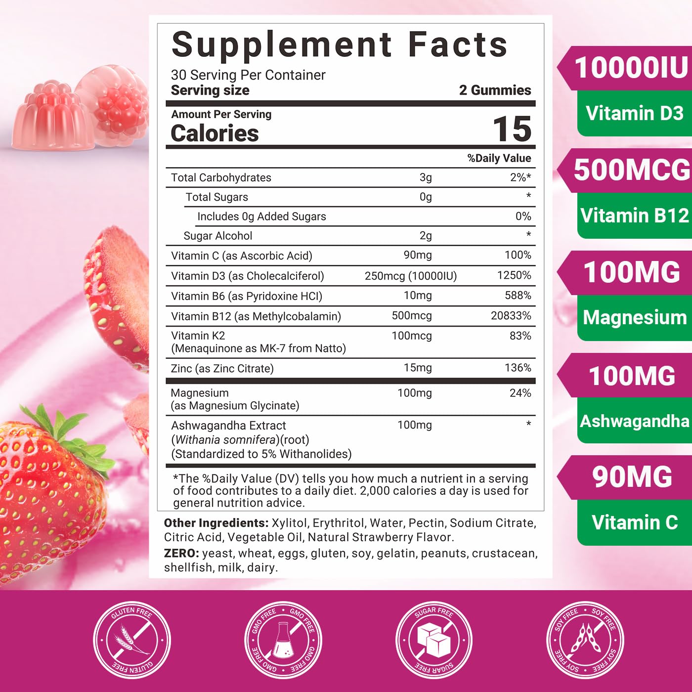 Benefits: immune support and energy from Wiszeen Gummies
