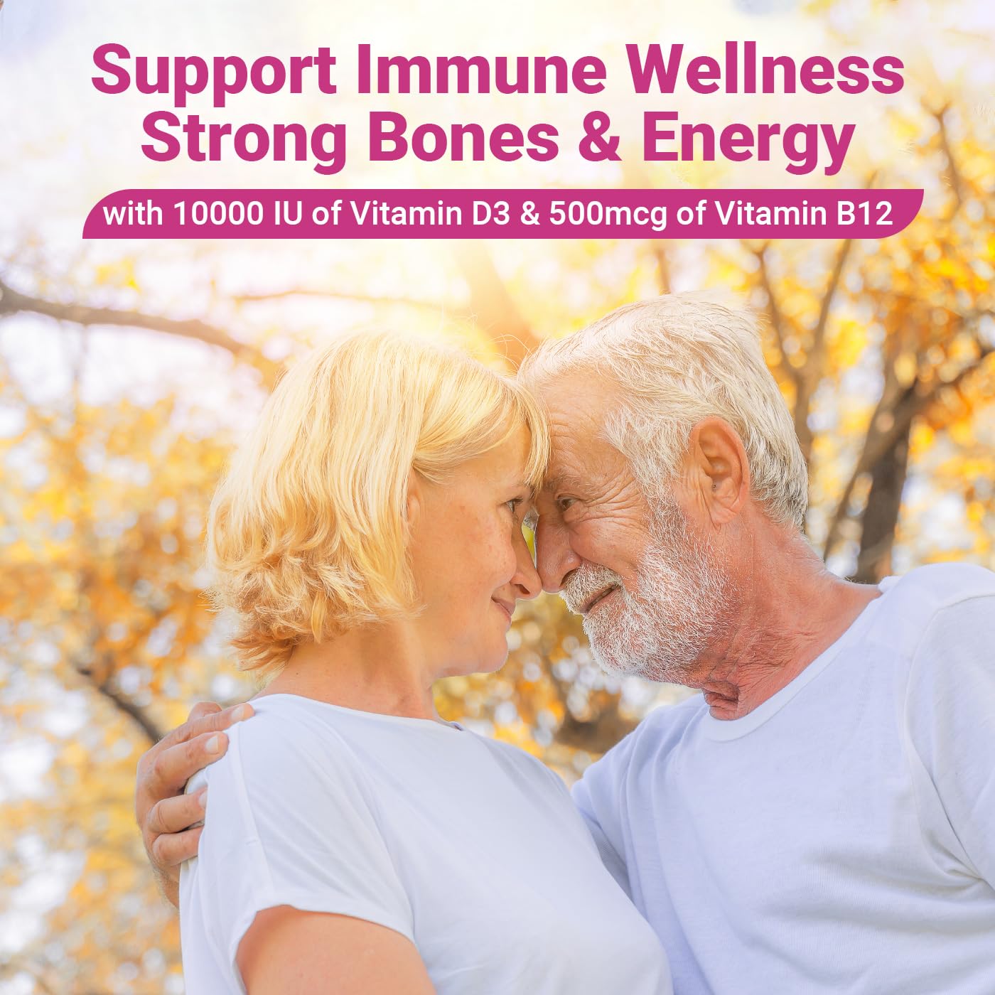 Wiszeen Vitamin D3 B12 Gummies packaging