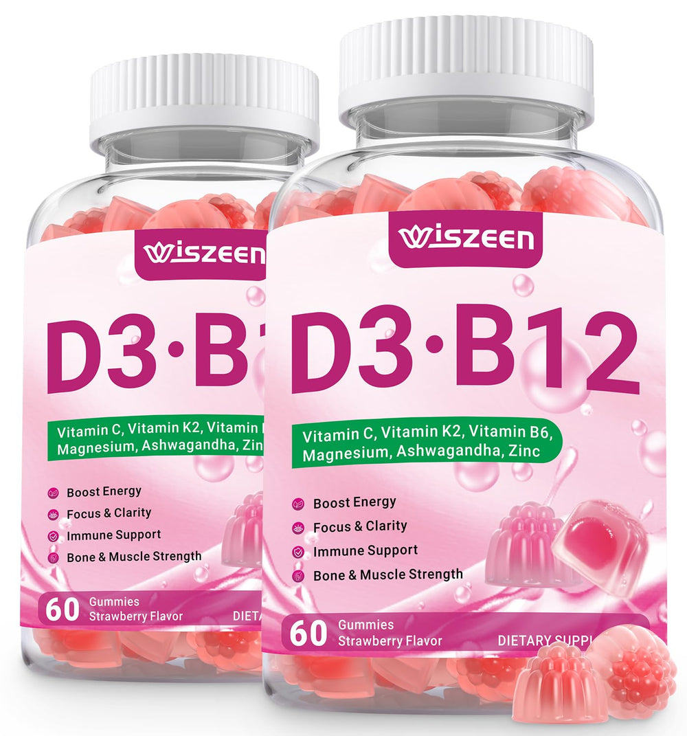 Hero image of Wiszeen Vitamin D3 B12 Gummies