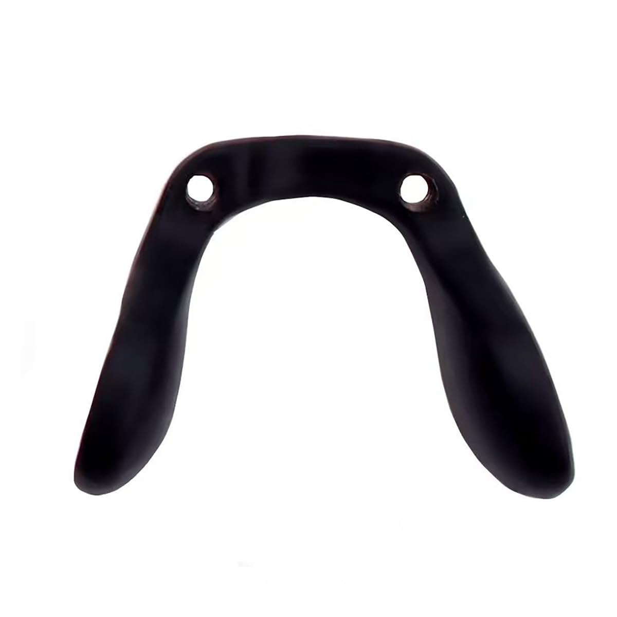 Saddle bridge nose pad for screw-on glasses
