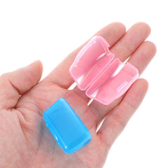 Yellow toothbrush cap cover for home and travel