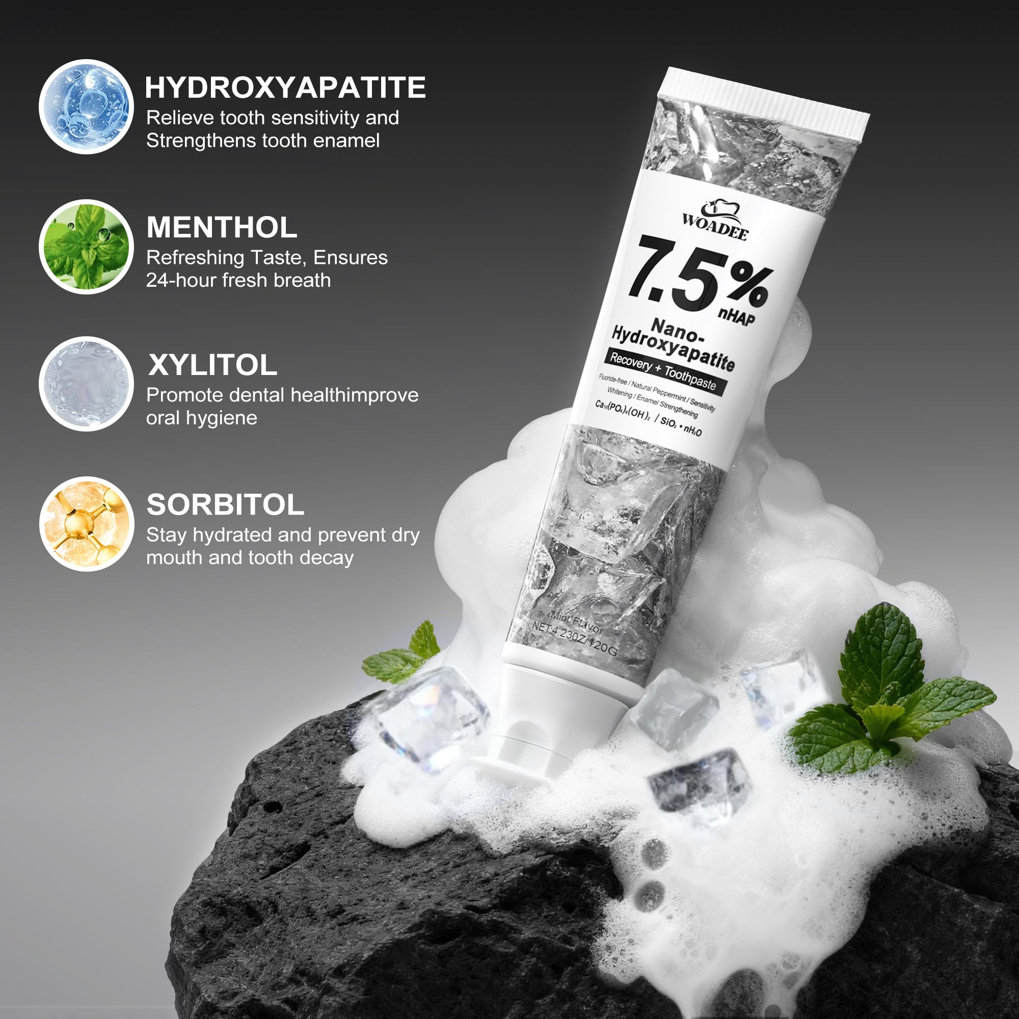 Remineralization and whitening without harsh abrasives