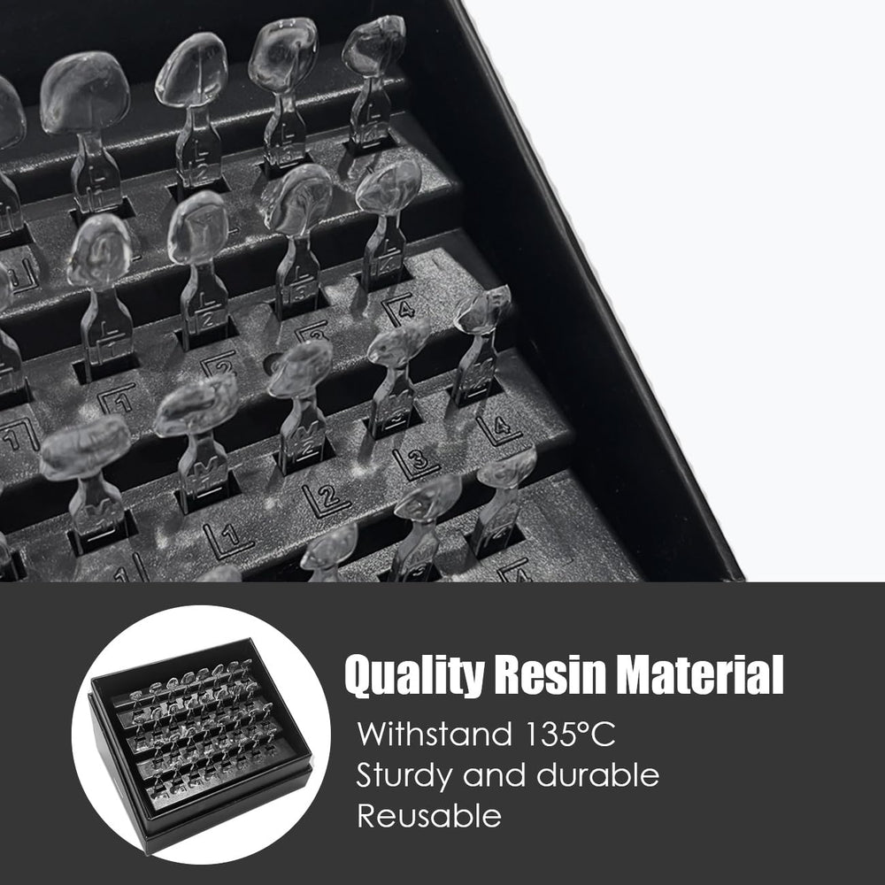 32-piece Wokyo dental veneers mould kit arranged
