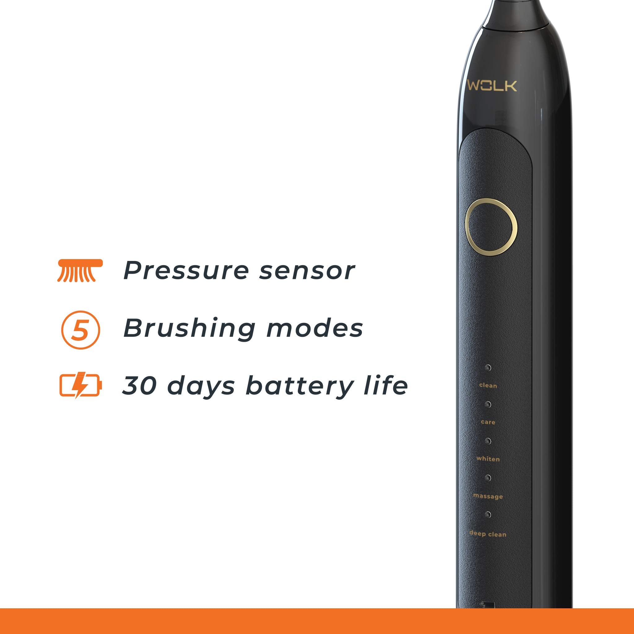 Wolk T6421 electric toothbrush side profile