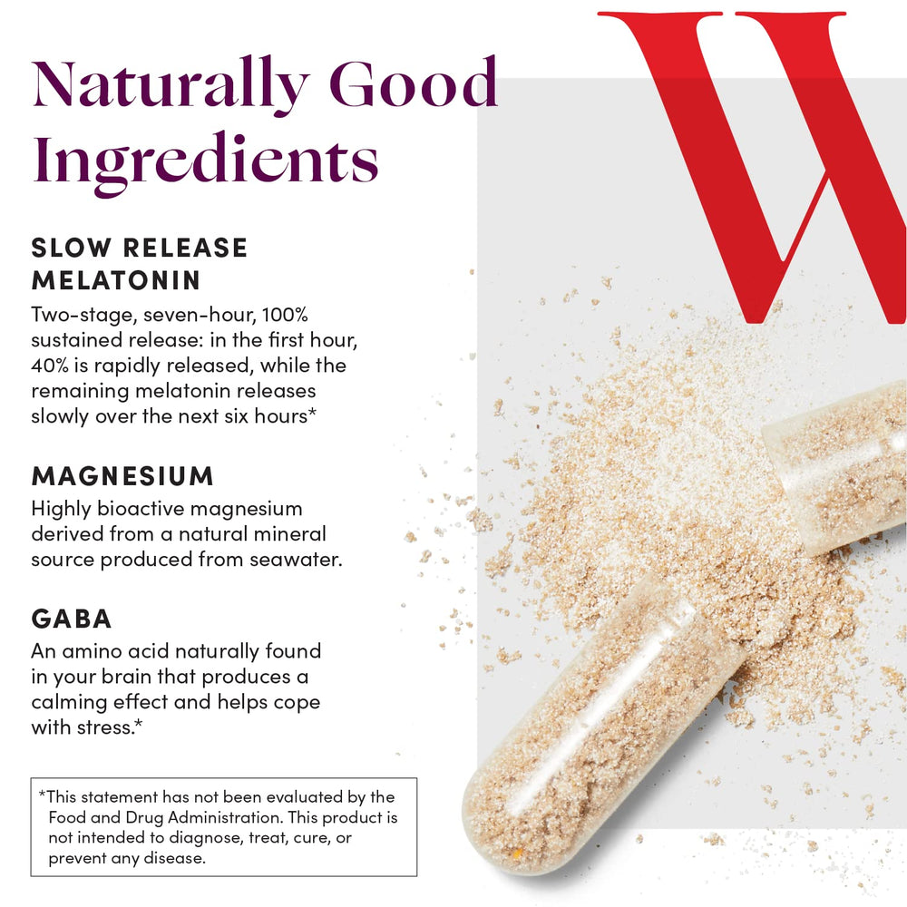 A calm bedroom setup with a glass of water and Let Me Sleep bottle